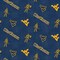 Sykel Enterprises-West Virginia University Flannel Fabric-West Virginia Mountaineers Distressed Logo Cotton Flannel Fabric
